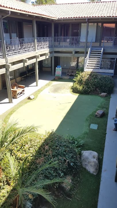 Secret putting green