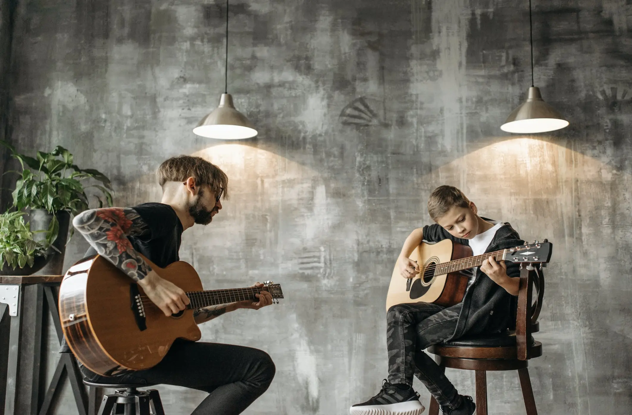 Guitar lesson picture