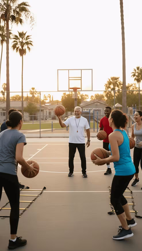 Basketball lesson