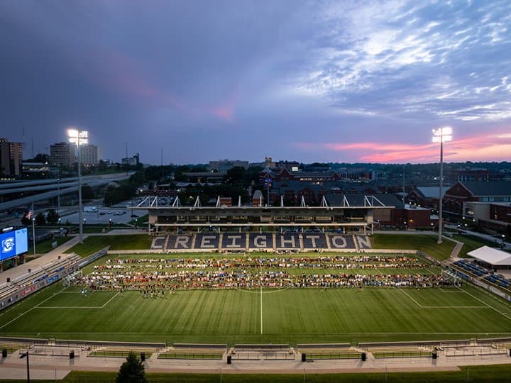 Michael G. Morrison, S.J., Stadium
